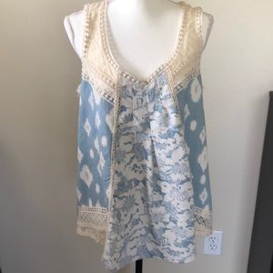 Hint of Mint Ladies Dressy Tank Top Size 1X